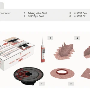 square drain kit