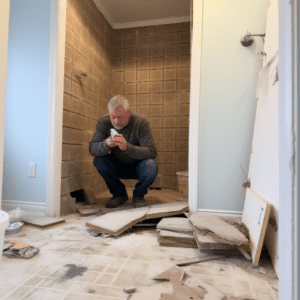 The Miami Floors - DIY: How To Level A Bathroom Floor